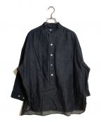 TANAKAタナカ）の古着「POPOVER WORKSHIRT/ポップオーバーワークシャツ」｜ブルー