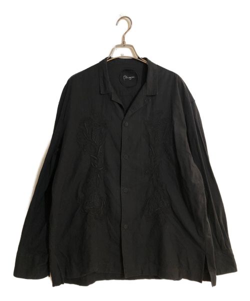 pheeta（フィータ）pheeta (フィータ) エンブロイダリーシャツ ブラック サイズ:1の古着・服飾アイテム