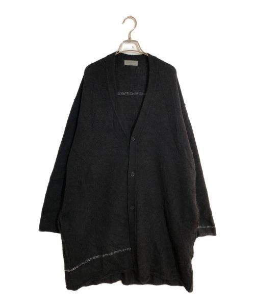 YOHJI YAMAMOTO（ヨウジヤマモト）YOHJI YAMAMOTO (ヨウジヤマモト) アルパカ混カーディガン ブラック サイズ:3の古着・服飾アイテム
