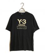 Y-3ワイスリー）の古着「Stacked Logo Tee/スタックドロゴティー」｜ブラック