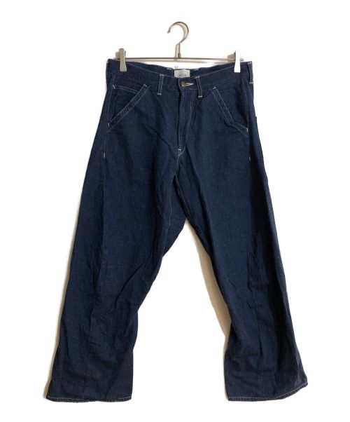 CAL O LINE（キャルオーライン）CAL O LINE (キャルオーライン) BARREL PAINTER PANTS ブルー サイズ:SIZE Sの古着・服飾アイテム