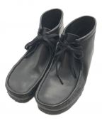 CLARKSクラークス）の古着「Wallabee Boot Leather/ワラビーブーツレザー」｜ブラック