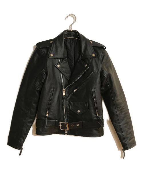 FREEDOM（フリーダム）freedom (フリーダム) ダブルライダースジャケット ブラック サイズ:SIZE 36の古着・服飾アイテム
