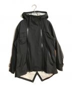 SHARE SPIRIT HOMMEシェアースピリットオム）の古着「double zip nylon jacket」｜ブラック