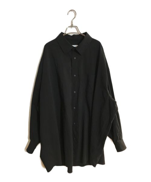 I（アイ）I (アイ) LIGHTWEIGHT OVER SHIRT ブラック サイズ:SIZE 2の古着・服飾アイテム