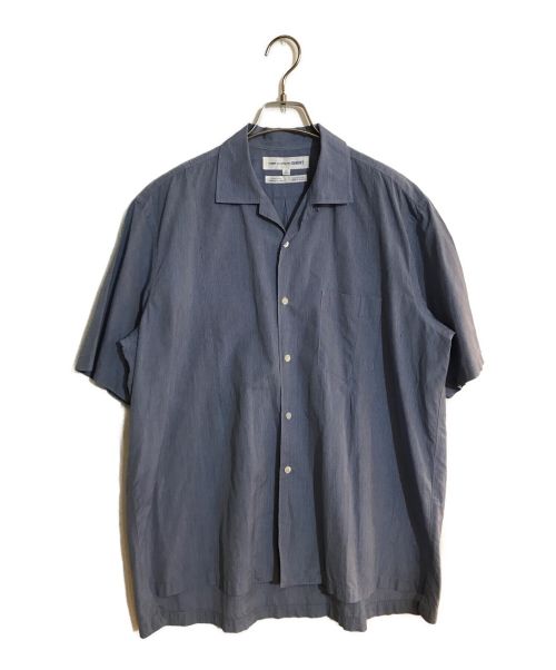 COMME des GARCONS SHIRT（コムデギャルソンシャツ）COMME des GARCONS SHIRT (コムデギャルソンシャツ) オープンカラーシャツ ブルー サイズ:SIZE Sの古着・服飾アイテム