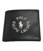 POLO RALPH LAURENポロ・ラルフローレン）の古着「2つ折り財布」｜ブラック