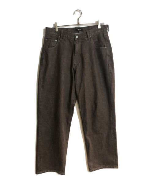 HUF（ハフ）HUF (ハフ) CLASSIC DENIM PANT ブラウン サイズ:SIZE 34の古着・服飾アイテム