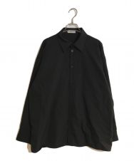 BALENCIAGA (バレンシアガ) 21SS ウールオーバーサイズシャツ ブラック サイズ:SIZE 36