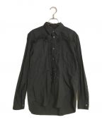 BLACK COMME des GARCONSブラック コムデギャルソン）の古着「フリルシャツ」｜ブラック