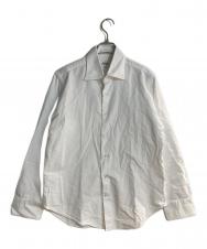 giannetto (ジャンネット) ホリゾンタルカラーBDオックスフォードシャツ ホワイト サイズ:42