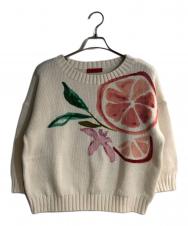 MAX&Co. (マックスアンドコー) フラワーニット ベージュ サイズ:不明