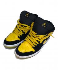 NIKE (ナイキ) Air Jordan 1Mid SE イエロー サイズ:28cm