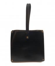 TIDE WAY (タイドウェイ) NUME ONE HANDLE TOTE/ヌメ ワン ハンドル トート ブラック