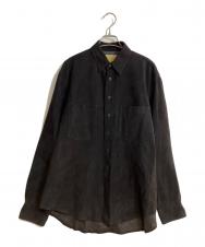 SEVEN BY SEVEN (セブンバイセブン) Leather shirts / ゴートレザーシャツ ブラック サイズ:M