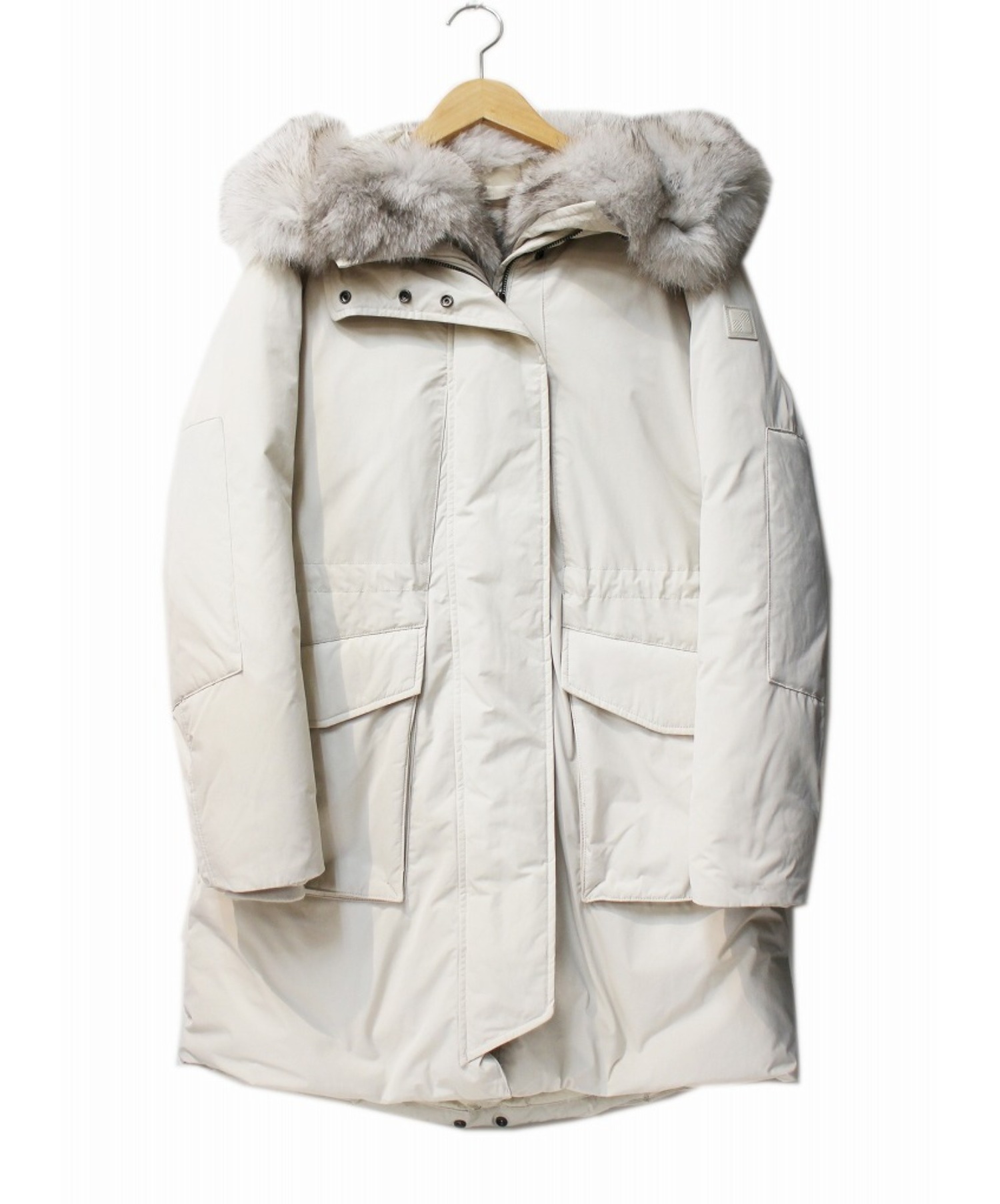 中古 古着通販 Woolrich ウールリッチ Military Parka ホワイト サイズ S Wwcps2814 Ut0573 ブランド 古着通販 トレファク公式 Trefac Fashion