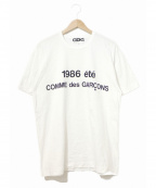 CDG COMME des GARCONS（シーディージー コムデギャルソン）の古着「ロゴTEE」｜ホワイト