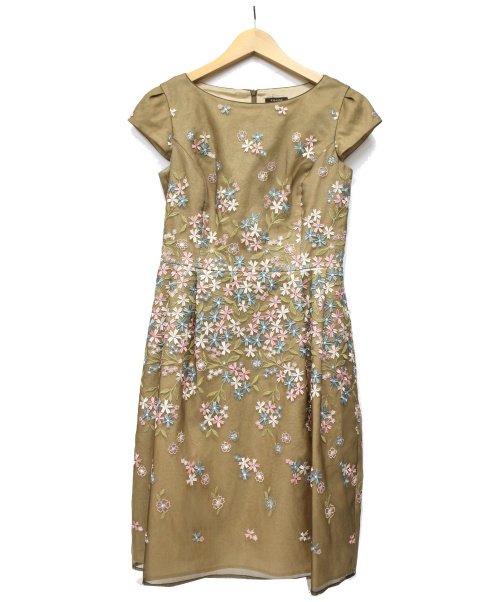 中古 古着通販 Tocca トッカ 刺繍ドレスワンピース オリーブ サイズ Size 2 ブランド 古着通販 トレファク公式 Trefac Fashion