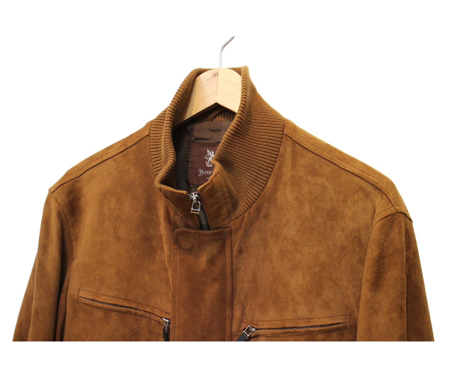 ヒッキーフリーマン 革スエードコート