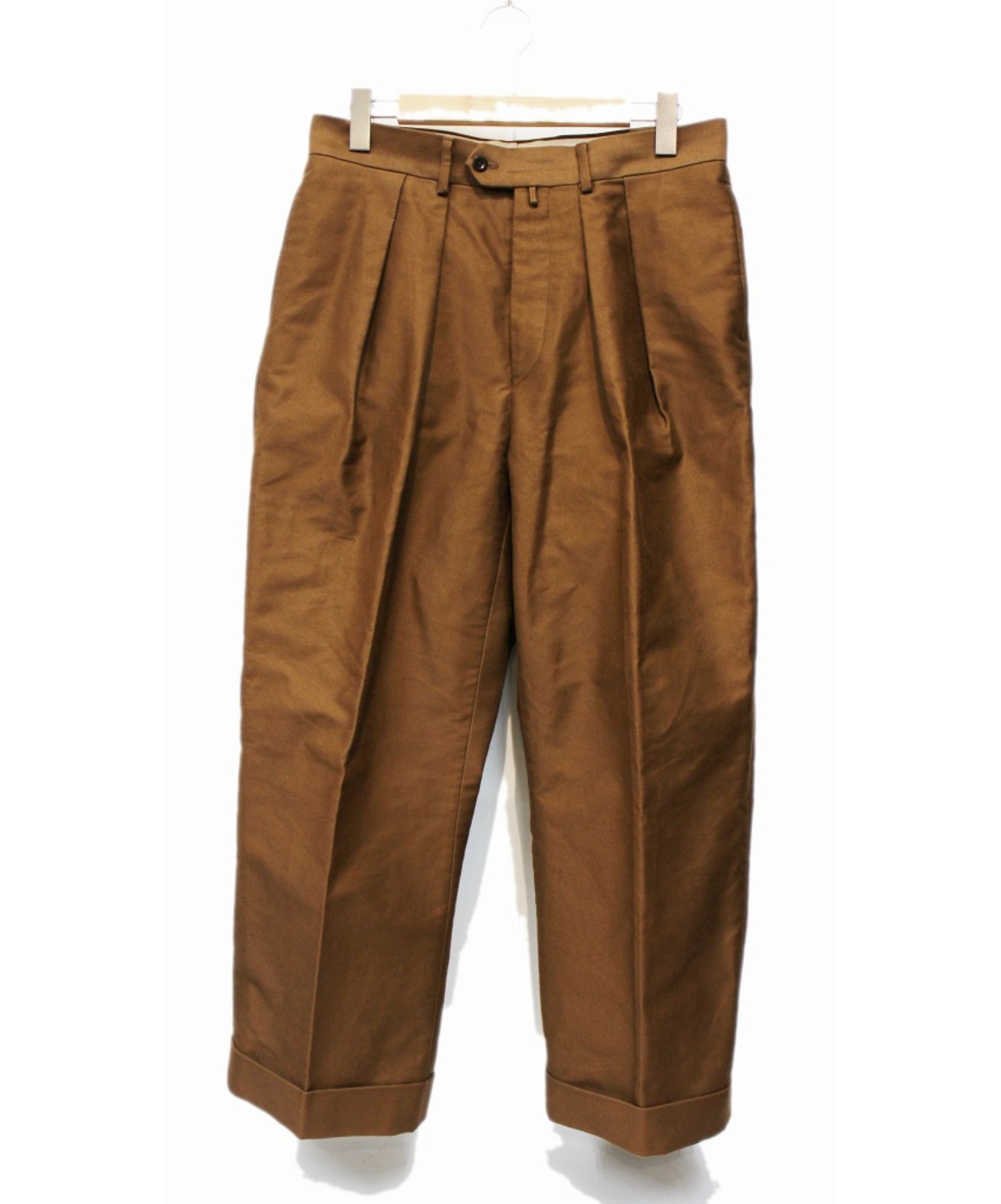 中古 古着通販 Neat ニート モールスキンパンツ ブラウン サイズ 48 19aw Nomad別注 ブランド 古着通販 トレファク公式 Trefac Fashion