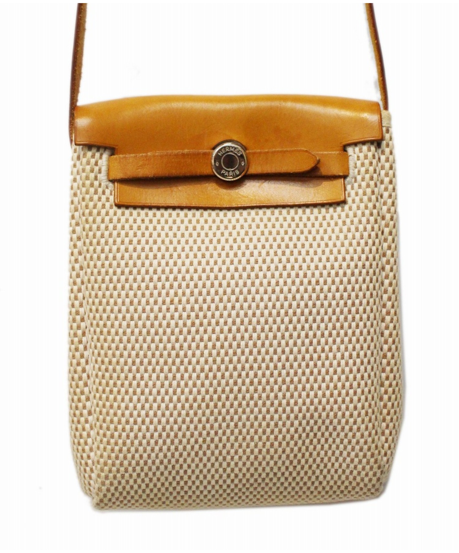 中古 古着通販 Hermes エルメス ミニショルダーバッグ アイボリー エールバッグtpm ブランド 古着通販 トレファク公式 Trefac Fashion