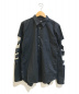 BLACK COMME des GARCONS（ブラックコムデギャルソン）の古着「カッティングデザインスリーブシャツ」｜ブラック