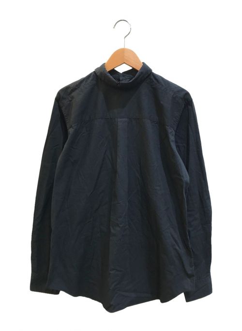 BLACK COMME des GARCONS（ブラック コムデギャルソン）BLACK COMME des GARCONS (ブラックコムデギャルソン) バックトゥフロントデザインシャツ ブラック サイズ:Lの古着・服飾アイテム