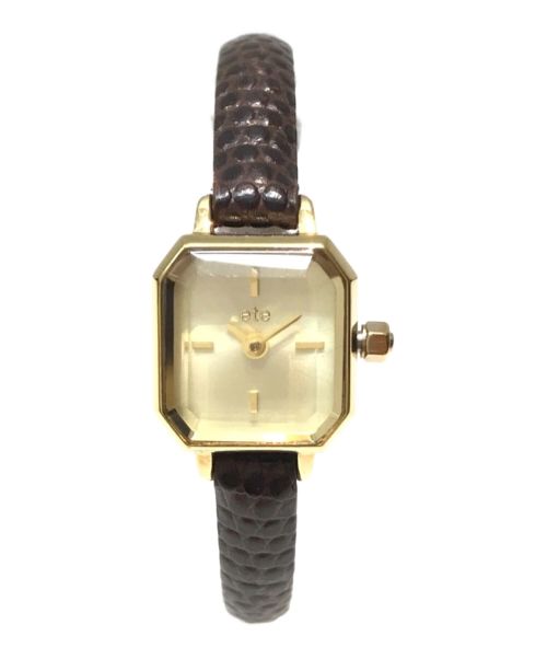 ete（エテ）ete (エテ) オクタゴンスクエアフェイス腕時計の古着・服飾アイテム