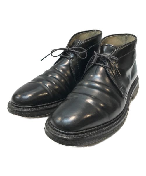 Alden（オールデン）ALDEN (オールデン) クレープソールチャッカーブーツ ブラック サイズ:7の古着・服飾アイテム