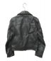 UNITED TOKYO (ユナイテッドトウキョウ) レザーライダースジャケット ブラック サイズ:1：5800円