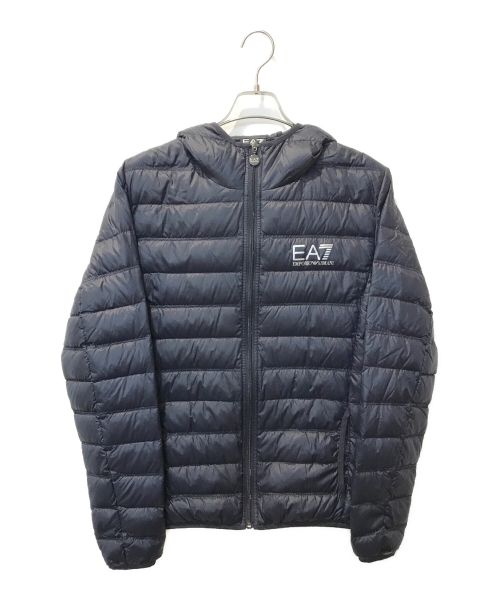 EA7（イーエーセブン）EA7 (イーエーセブン) ライトダウンジャケット ネイビー サイズ:Mの古着・服飾アイテム