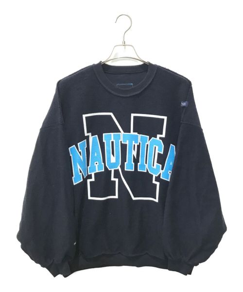 NAUTICA（ノーティカ）NAUTICA (ノーティカ) リバーシブルスウェット ネイビー サイズ:Mの古着・服飾アイテム