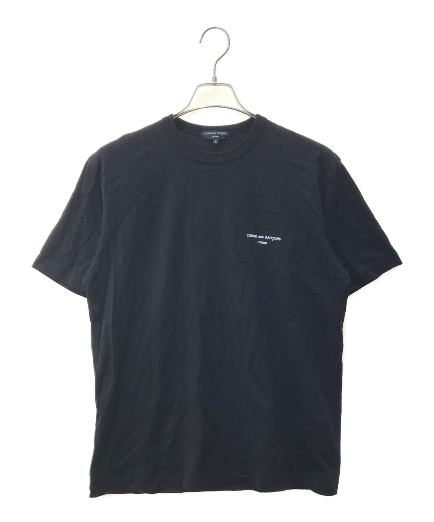 COMME des GARCONS HOMME (コムデギャルソン オム) Tシャツ ブラック サイズ:L
