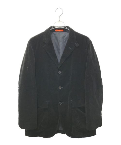 PAUL SMITH（ポールスミス）Paul Smith (ポールスミス) ベロアテーラードジャケット ブラック サイズ:XLの古着・服飾アイテム