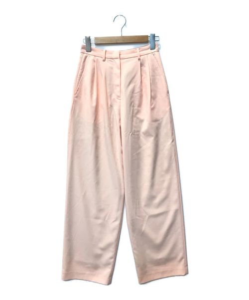 CLANE（クラネ）CLANE (クラネ) BASIC TUCK PANTS ピンク サイズ:1の古着・服飾アイテム