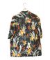 PINEAPPLE JUICE (パインアップル ジュース) レーヨンアロハシャツ ブラック サイズ:LARGE：4800円