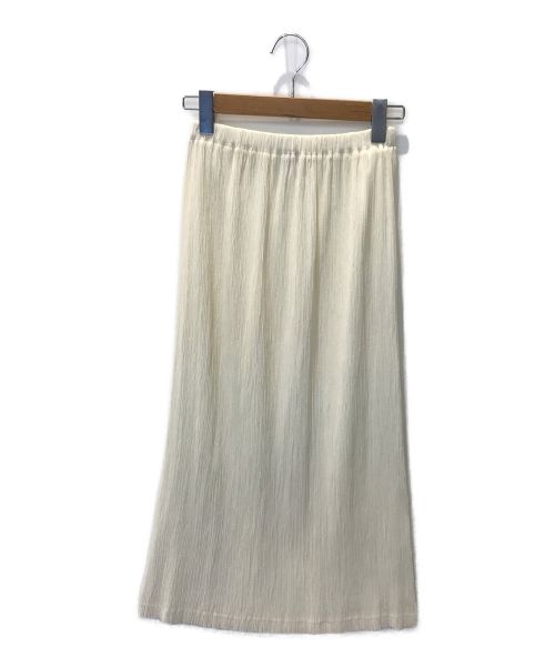 ISSEY MIYAKE FETE（イッセイミヤケフェット）ISSEY MIYAKE FETE (イッセイミヤケフェット) プリーツスカート ホワイト サイズ:2の古着・服飾アイテム