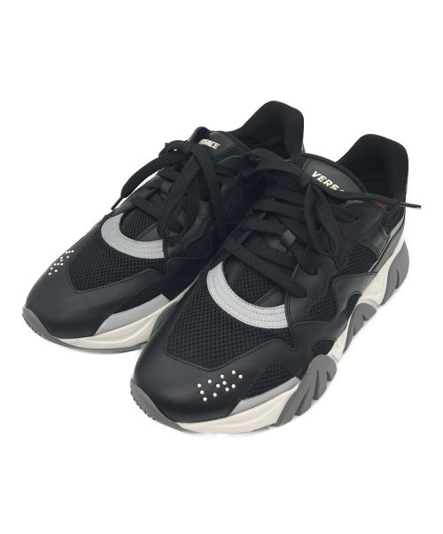 VERSACE（ヴェルサーチ）VERSACE (ヴェルサーチ) Squalo Chunky Sneakers ブラック サイズ:27の古着・服飾アイテム
