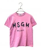 MSGMエムエスジーエム）の古着「Tシャツ」｜ピンク