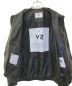中古・古着 V2 (ブイツー) フェイクレザージャケット ブラック サイズ:L：4800円