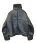 JEANASIS (ジーナシス) フェイクレザージャケット ブラック サイズ:F：4800円