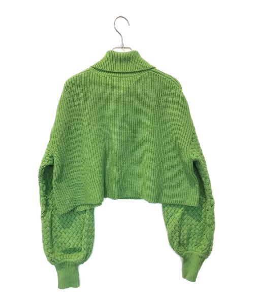 ADEAM（アディアム）ADEAM (アディアム) ビーチサイドセーター グリーン サイズ:Sの古着・服飾アイテム