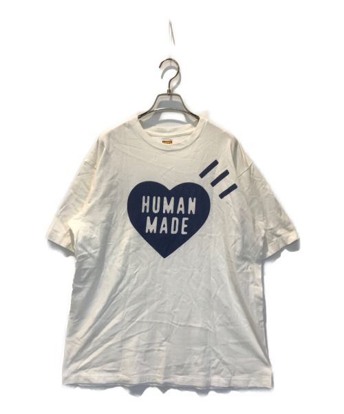 HUMAN MADE（ヒューマンメイド）HUMAN MADE (ヒューマンメイド) DAILY S/S T-SHIRT ホワイト サイズ:XLの古着・服飾アイテム