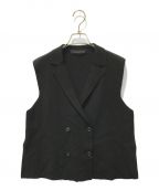 mizuiro-indミズイロインド）の古着「double breasted vest」｜ブラック