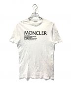 MONCLERモンクレール）の古着「ロゴTシャツ」｜ホワイト