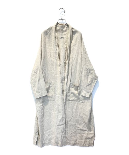 ichi（イチ）ichi (イチ) リネンコート ベージュ サイズ:2の古着・服飾アイテム