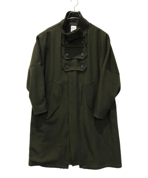 SHAREEF（シャリーフ）SHAREEF (シャリーフ) WOOL KERSEY OVER COAT グリーン サイズ:1の古着・服飾アイテム