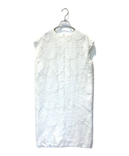 UNITED ARROWS（ユナイテッドアローズ）UNITED ARROWS (ユナイテッドアローズ) ノースリーブワンピース ホワイト サイズ:40の古着・服飾アイテム