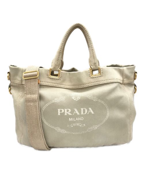 PRADA（プラダ）PRADA (プラダ) 2wayキャンバスバッグの古着・服飾アイテム