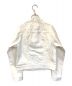 si-si-si (スースースー) バンドカラーデニムジャケット ホワイト サイズ:38：8000円